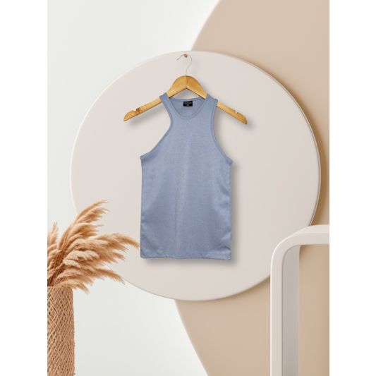 BLUSA EM MALHA RIBAN